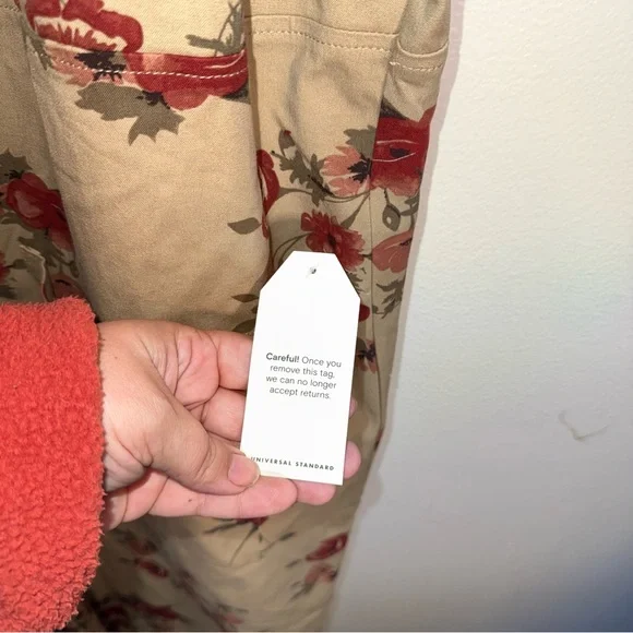 NWT UNIVERSAL STANDARD Kate Stretch Cotton Twill plus size denim Jumpsuit L (3X) - Picture 8 of 9